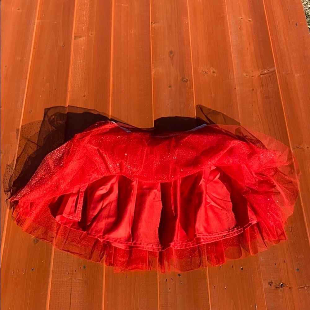 Girls Metallic Tulle Skirt - Picture 4 of 7